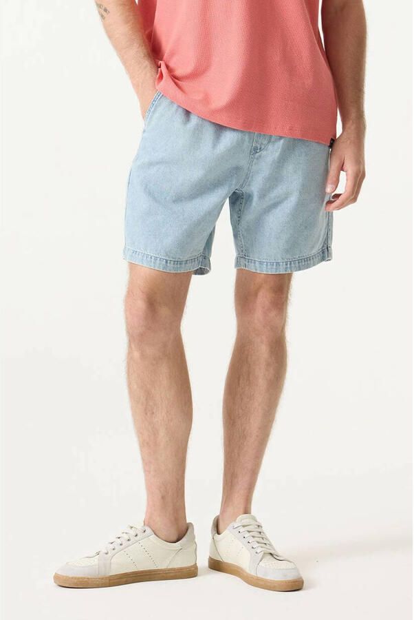Garcia regular short light blue denim