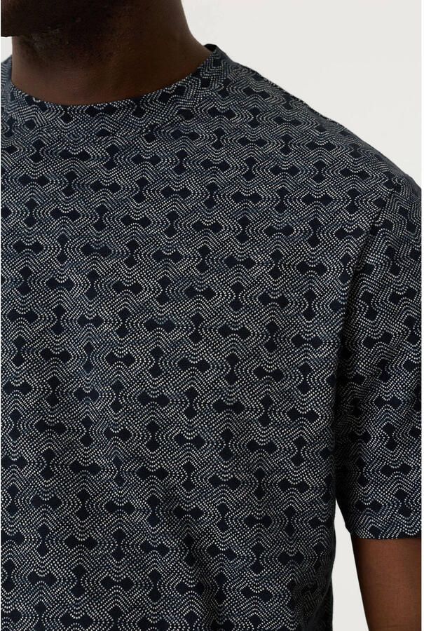 Garcia regular T-shirt donkerblauw - Foto 2