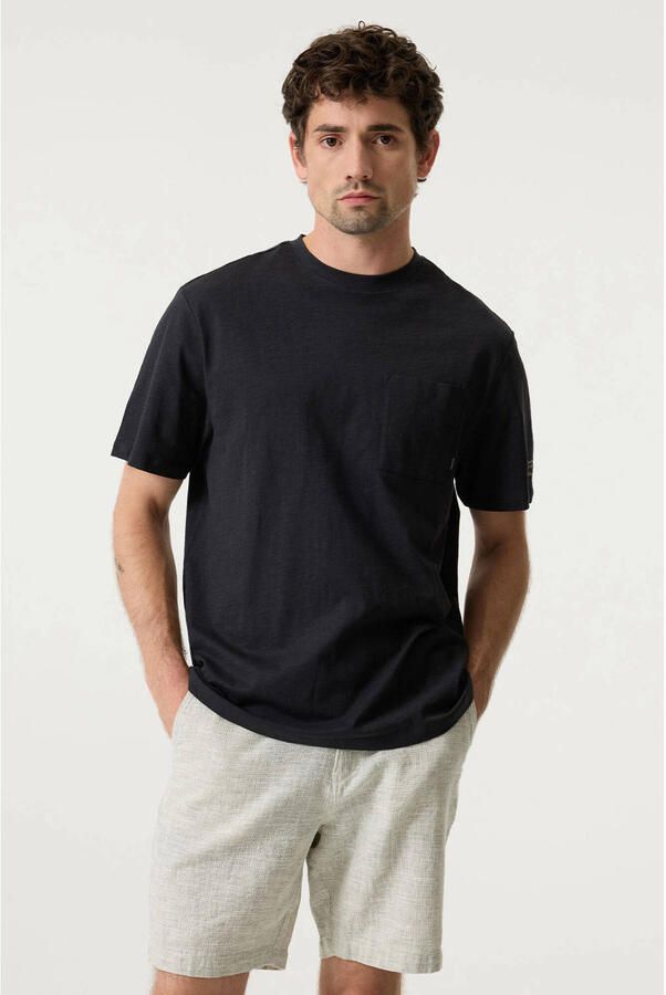Garcia regular T-shirt donkerblauw