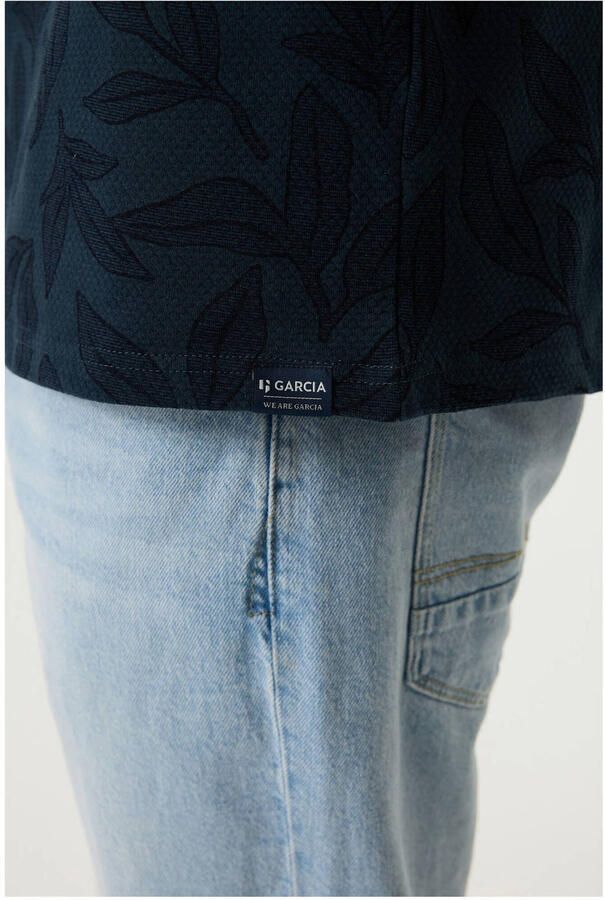 Garcia regular T-shirt donkerblauw - Foto 2