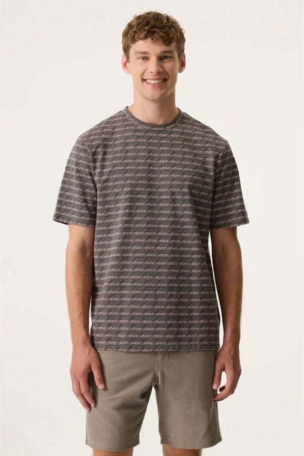 Garcia regular T-shirt donkergroen