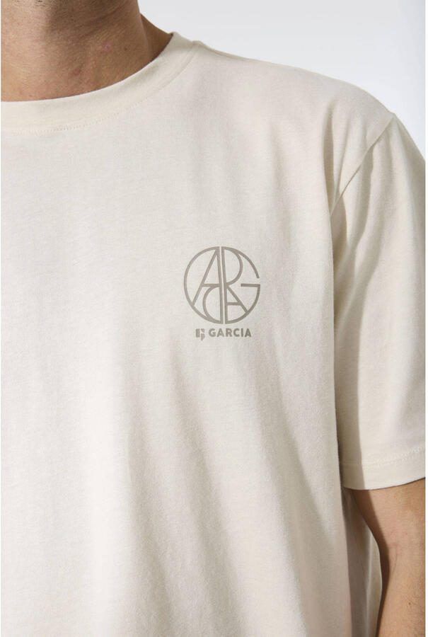 Garcia regular T-shirt ecru - Foto 2