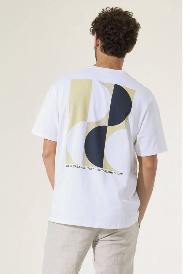 Garcia regular T-shirt met backprint wit - Foto 2