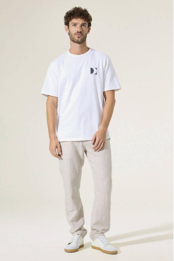 Garcia regular T-shirt met backprint wit - Foto 3