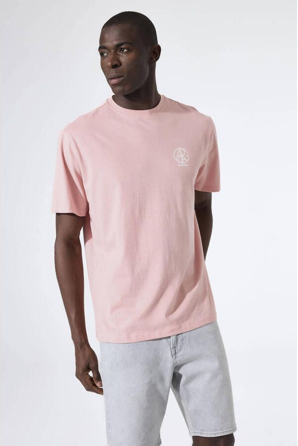 Garcia regular T-shirt roze