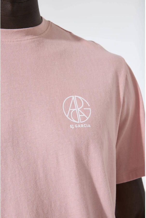 Garcia regular T-shirt roze - Foto 2