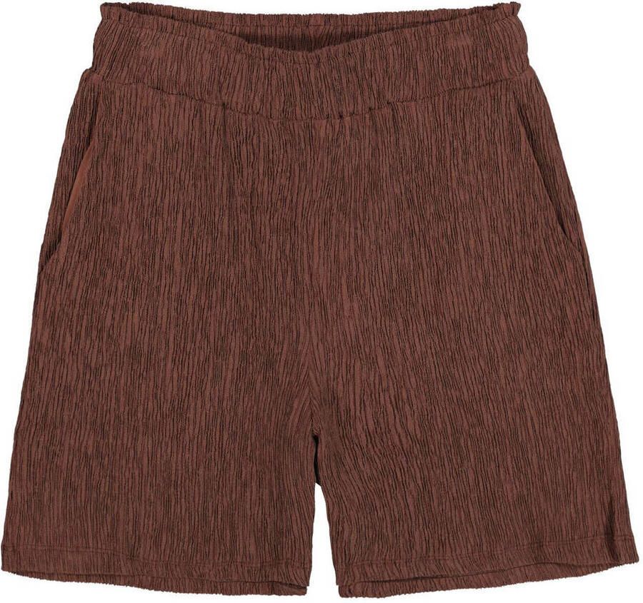 Garcia regular waist casual short donkerbruin