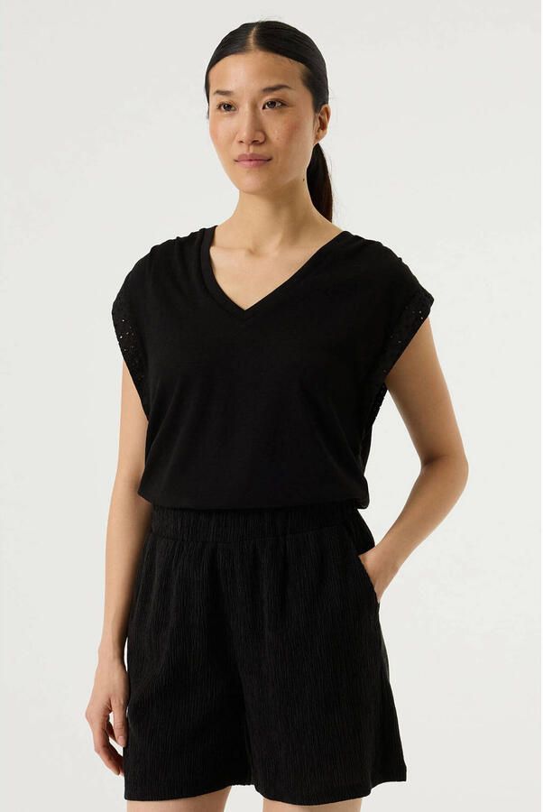 Garcia regular waist casual short zwart