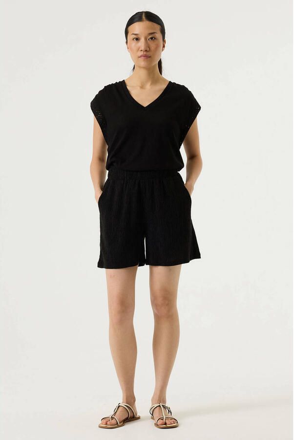 Garcia regular waist casual short zwart - Foto 3