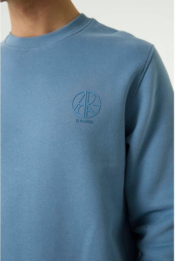 Garcia relaxed fit sweater blauw - Foto 2
