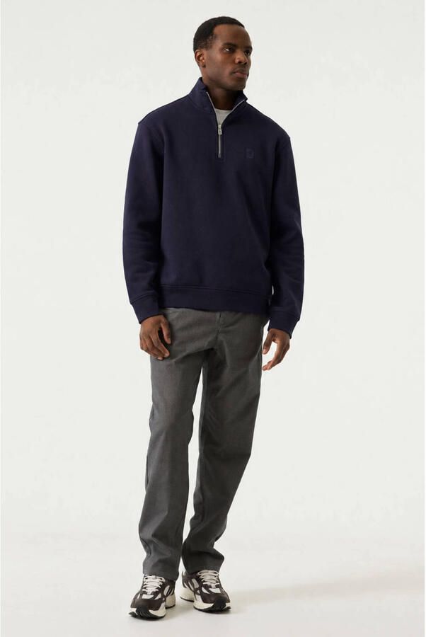 Garcia relaxed fit sweater donkerblauw - Foto 3
