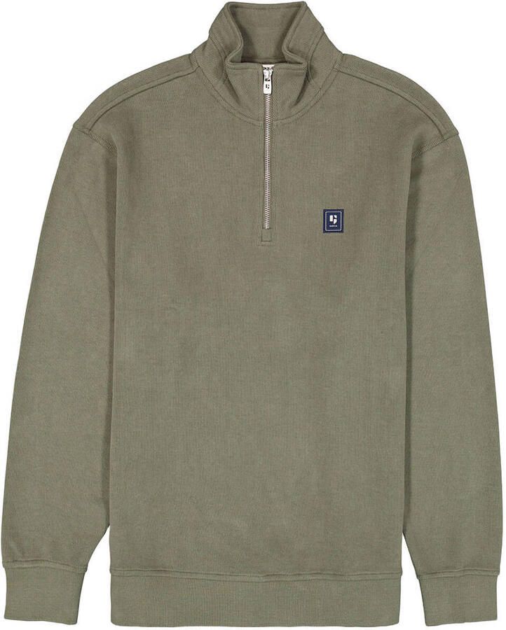 Garcia relaxed fit sweater olijfgroen