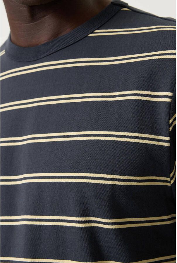 Garcia relaxed gestreept t-shirt donkerblauw - Foto 2