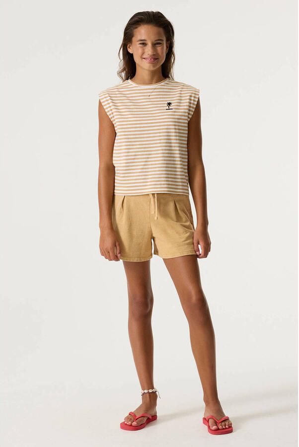 Garcia relaxed regular waist sweatshort beige