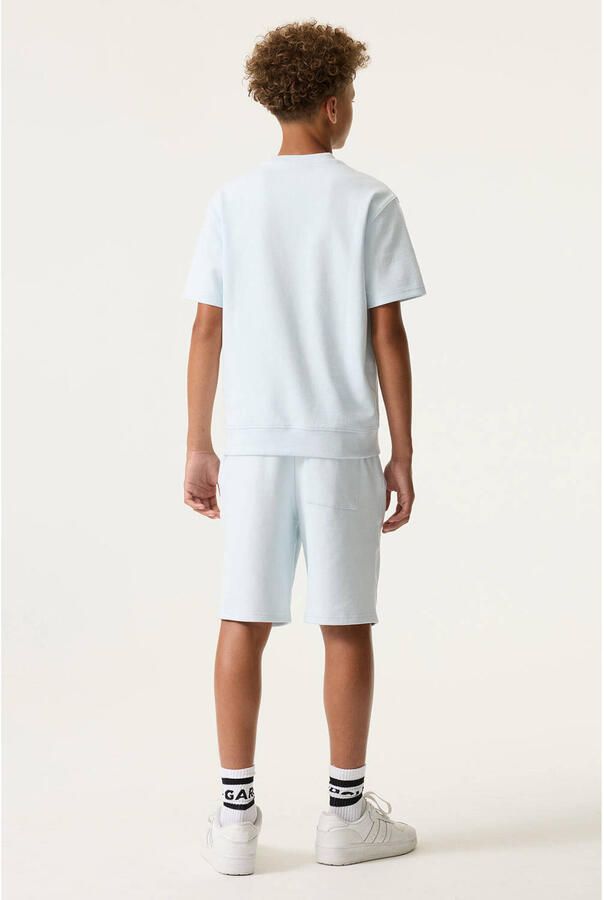 Garcia relaxed regular waist sweatshort lichtblauw - Foto 3