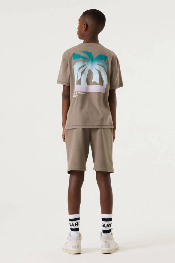 Garcia relaxed regular waist sweatshort taupe - Foto 2