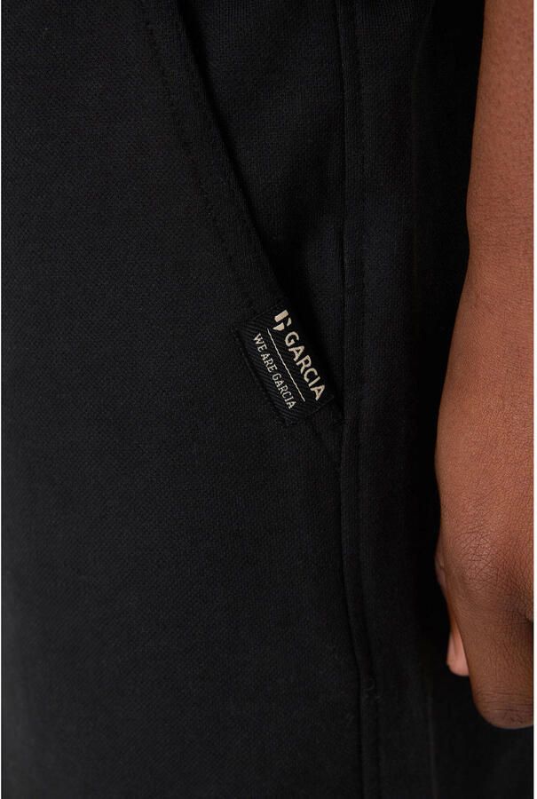 Garcia relaxed regular waist sweatshort zwart - Foto 2
