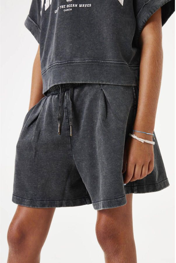 Garcia Regular fit sweatshorts in denimlook - Foto 2