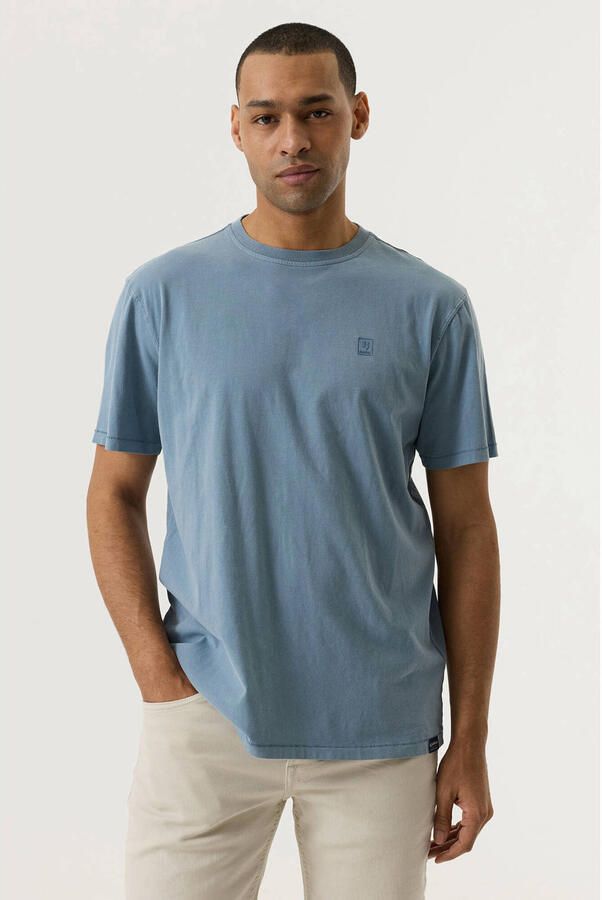Garcia relaxed T-shirt blauw
