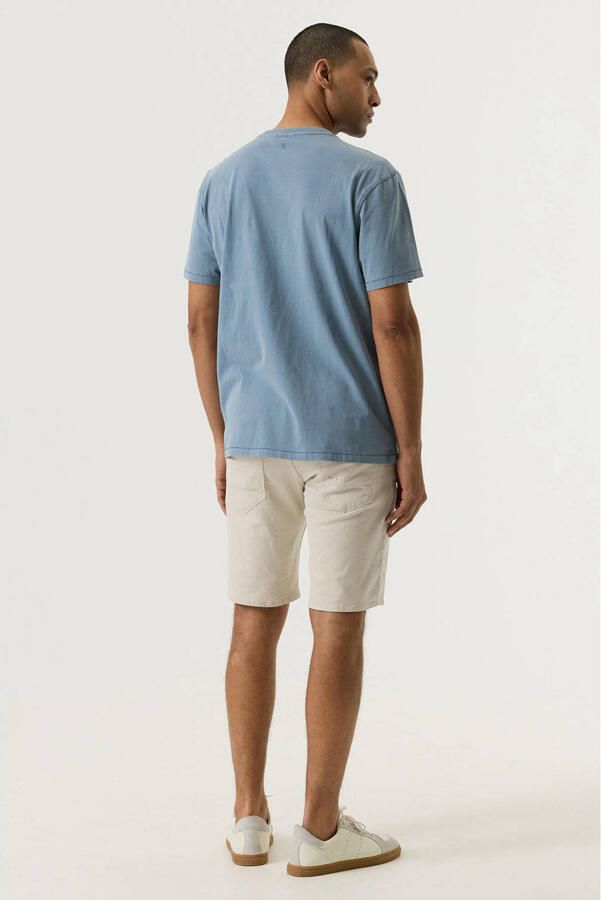 Garcia relaxed T-shirt blauw - Foto 3