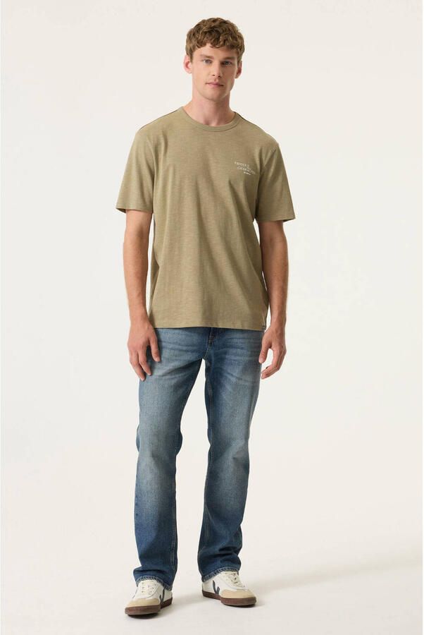 Garcia relaxed T-shirt met backprint groen - Foto 4