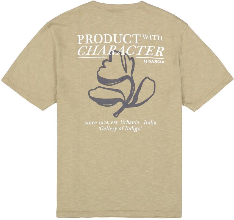 Garcia relaxed T-shirt met backprint groen - Foto 2