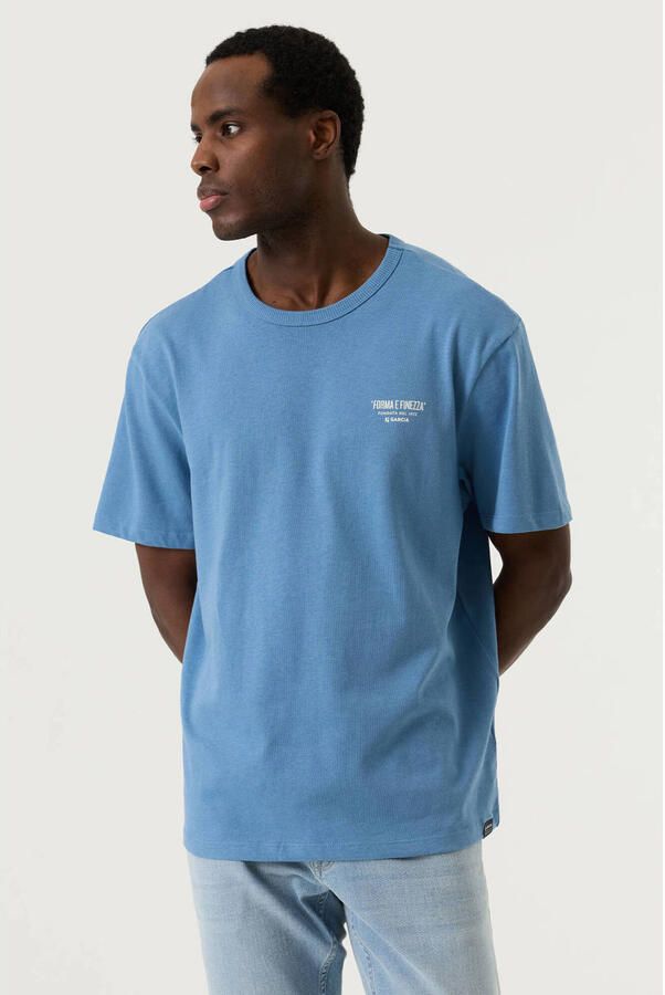 Garcia relaxed T-shirt met backprint riviera