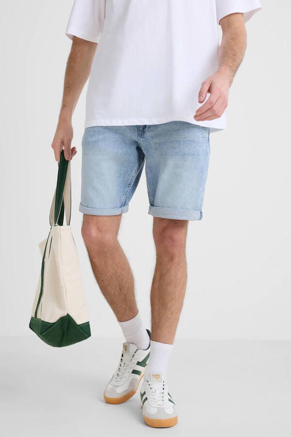 Garcia Russo 615 denim regular short light blue denim
