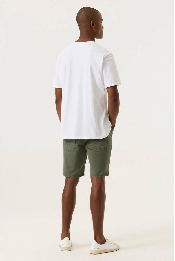 Garcia Russo 615 regular casual short donkergroen - Foto 2