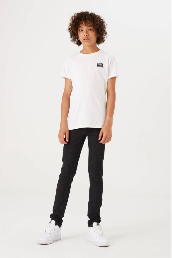 Garcia skinny jeans Xandro dark used denim Zwart Jongens Stretchdenim Effen 170 - Foto 2
