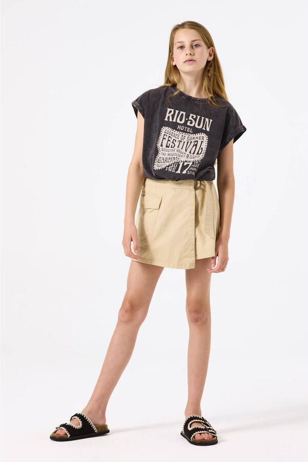 Garcia T-shirt met gewassen look voor meisjes