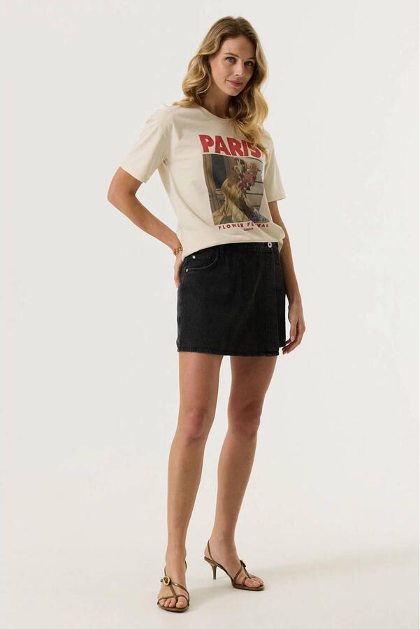 Garcia skort black denim