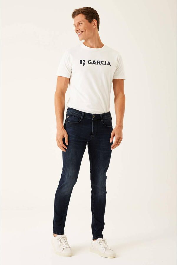 Garcia Regular fit jeans met slim tapered fit