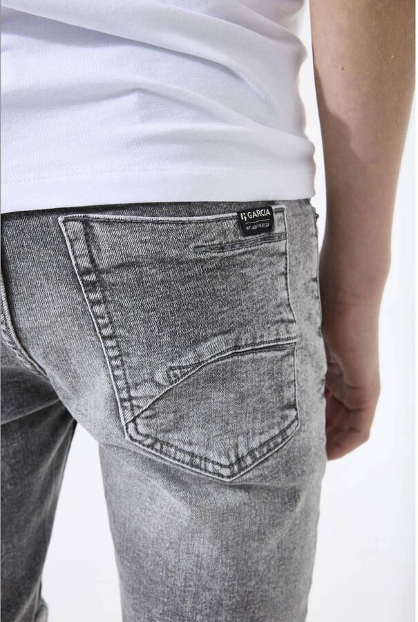 Garcia slim regular waist short grey denim - Foto 2