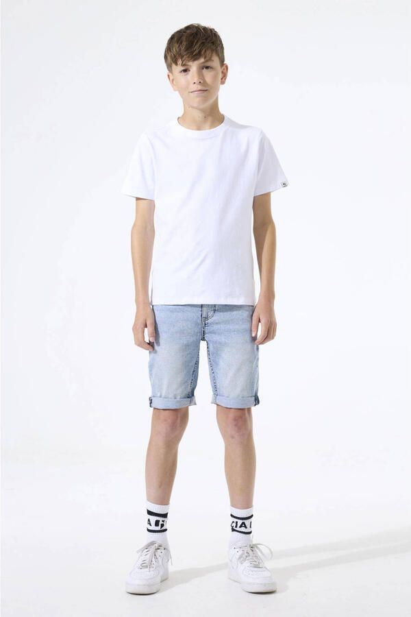 Garcia slim regular waist short light blue denim - Foto 2
