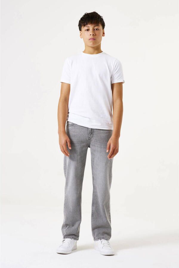 Garcia Straight fit jeans met logopatch model 'Ilyano' - Foto 3