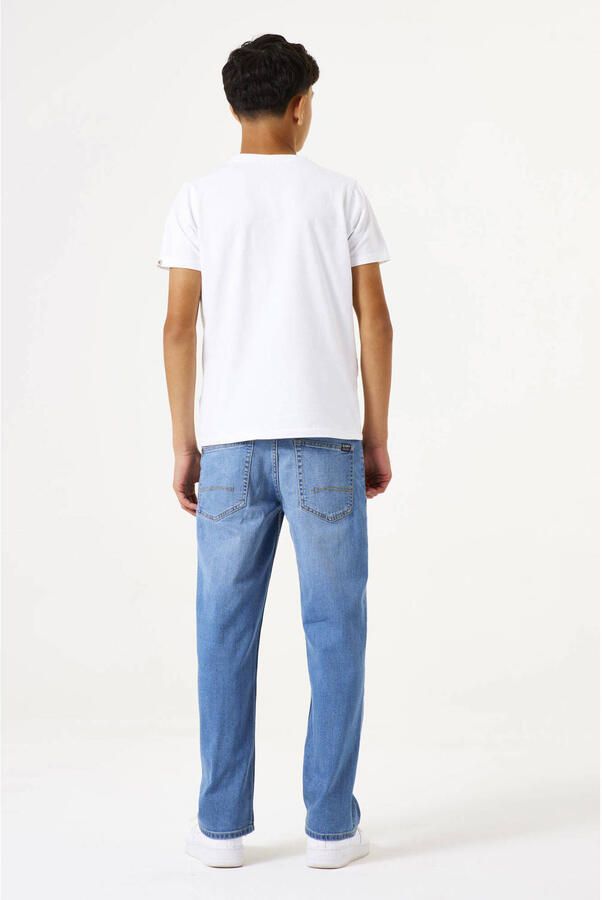 Garcia straight leg jeans high waist medium blue denim - Foto 2