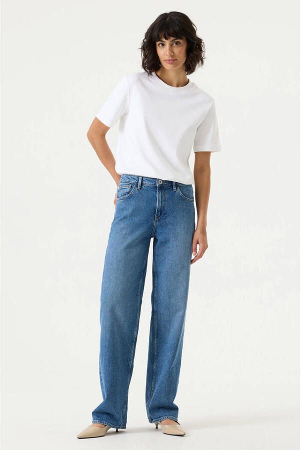 Garcia straight leg jeans middenblauw