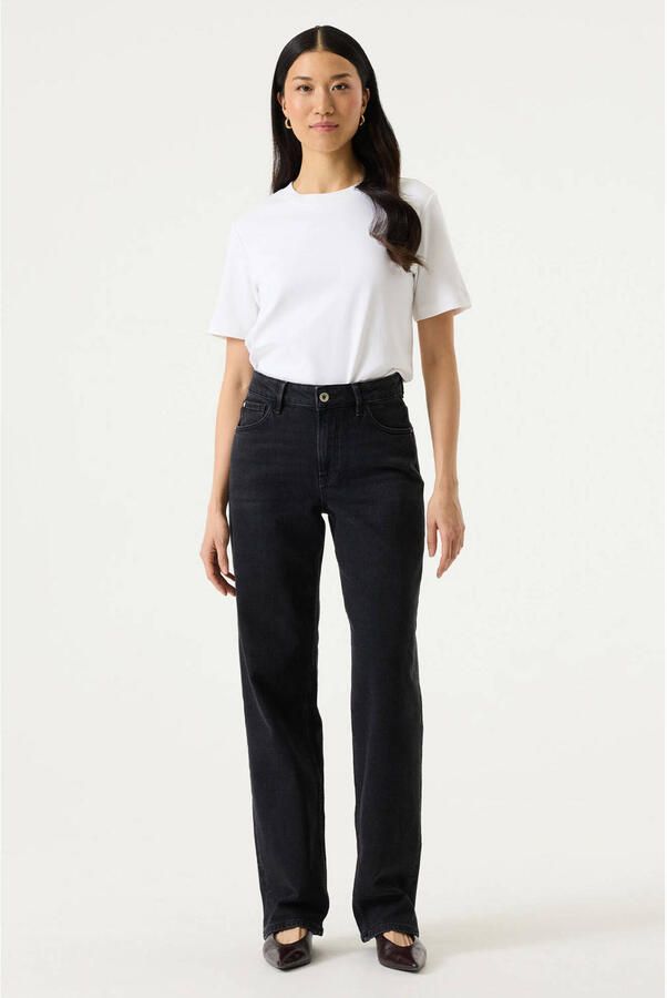 Garcia straight leg jeans zwart