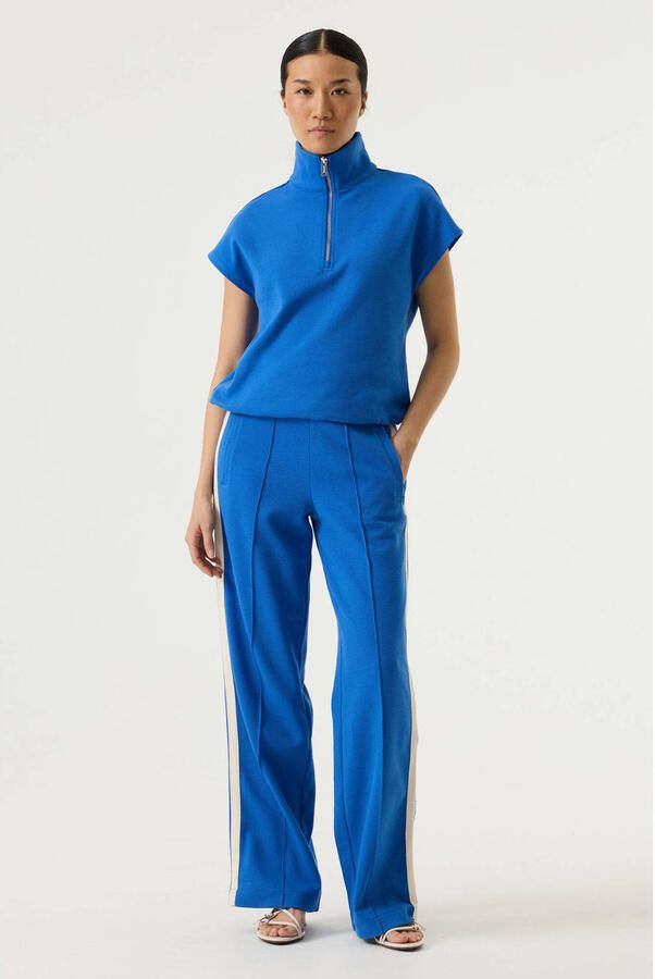 Garcia straight regular waist broek blauw