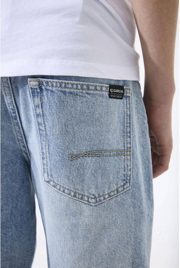 Garcia straight regular waist short light blue denim - Foto 2