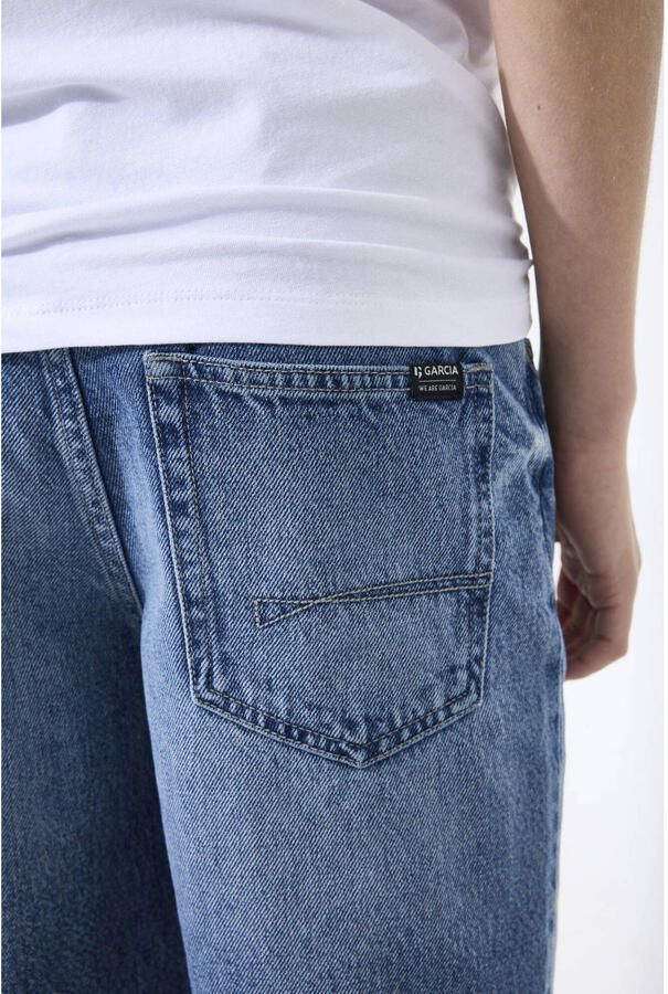 Garcia straight regular waist short medium blue denim - Foto 2