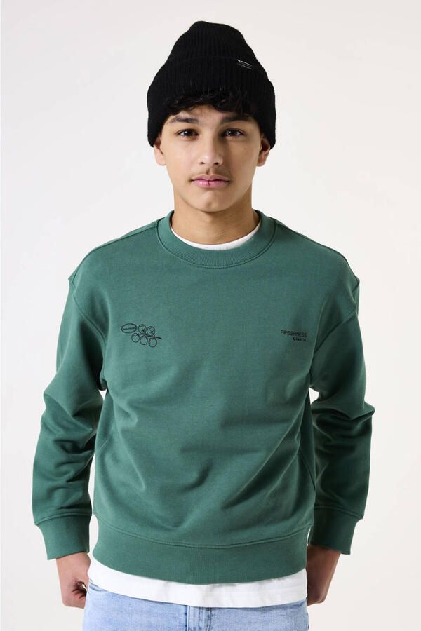 Garcia Sweatshirt met ribboorden - Foto 3