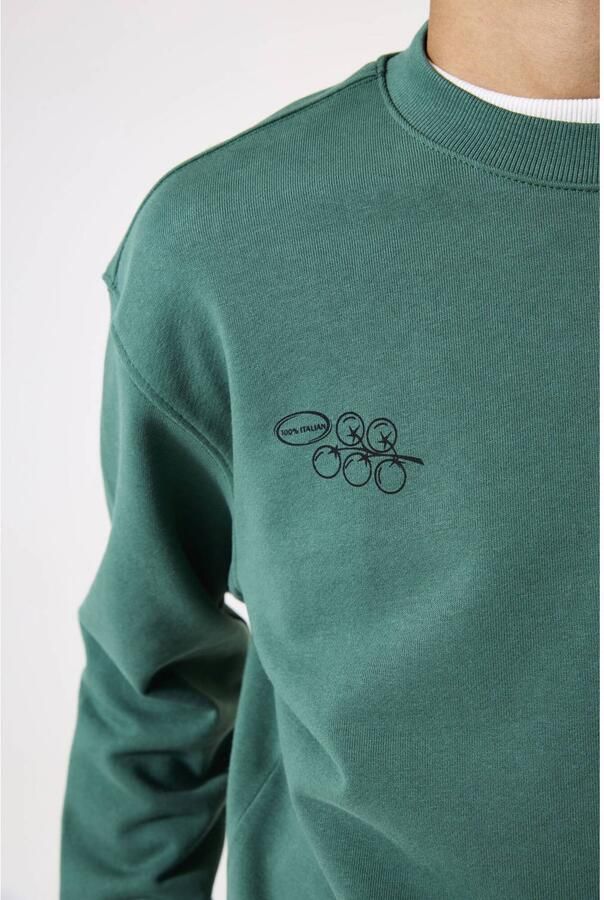 Garcia Sweatshirt met ribboorden