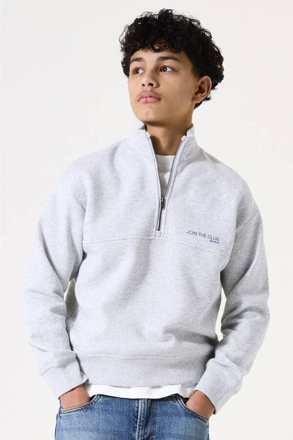 Garcia sweater grijs melange