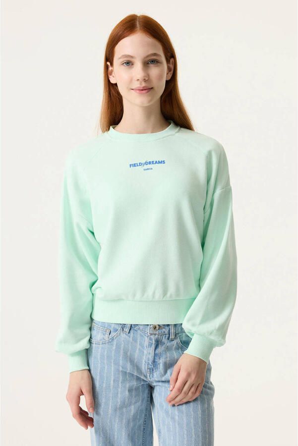 Garcia regular fit sweatshirt met logoprint