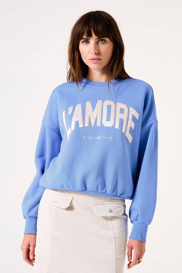 Garcia sweater lichtblauw