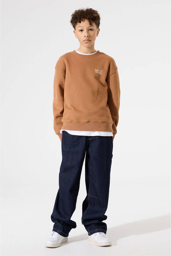 Garcia Regular fit sweatshirt met logoprint