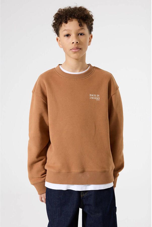 Garcia Regular fit sweatshirt met logoprint
