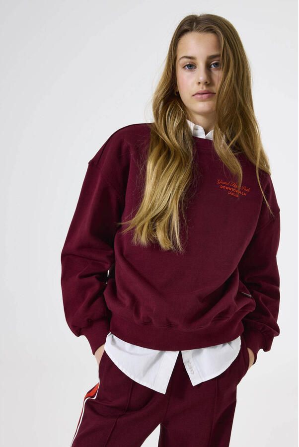 Garcia Sweatshirt met opdruk voor